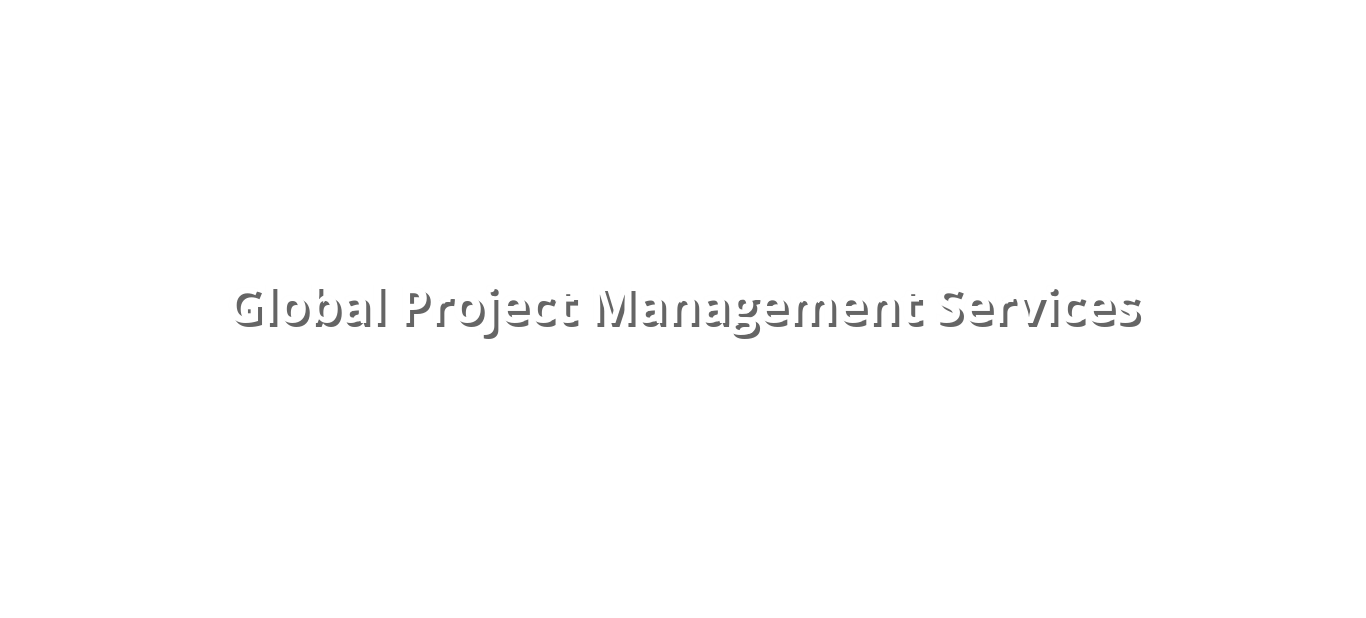 Global Project Management Services